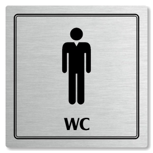 Piktogram WC muži